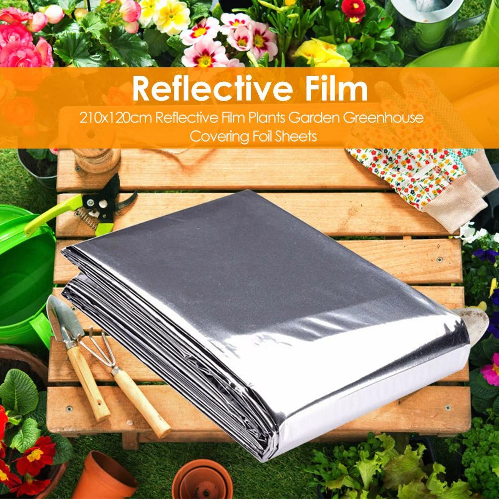 210x120cm Reflective Film Plants Garden Greenhouse Covering Foil Sheets