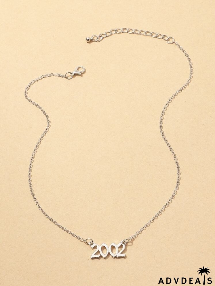 Birthyear Pendant Necklace