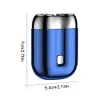 Mini Dual-Head Electric Shaver Rechargeable Portable Razor Travel Shaver for Men