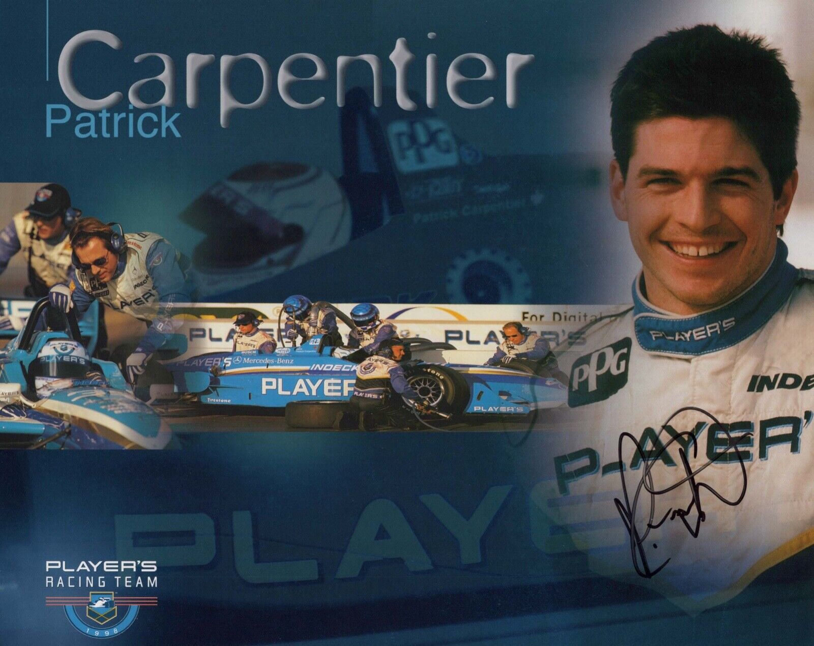 PATRICK CARPENTIER signed TEAM PLAYER'S