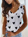 Sweet Heart V Neck Tank Top