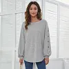Women's Loose Casual Lantern Breasted T-Shirt