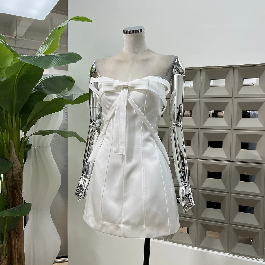 Brownm Thai Small Three-Dimensional Bow Design Corset Dress 2025 Popular Threostering Dress