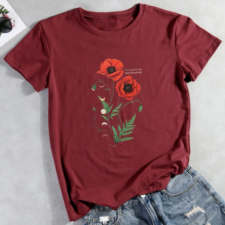 PSL - Keeping growing Plant Lover T-shirt Tee -012477