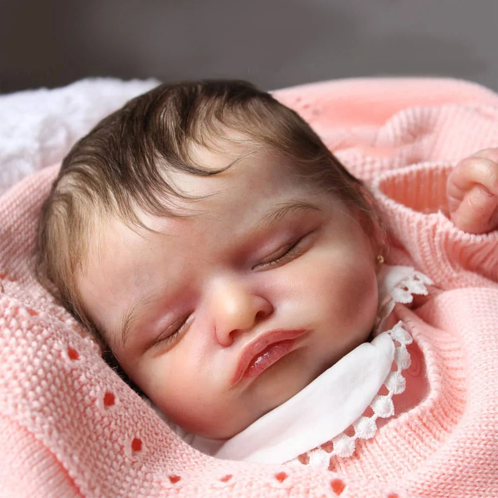 [New Series] 20" Truly Reborn Baby Girl Sleeping Toy Doll Qunpa with Heartbeat💖 & Sound🔊 -Creativegiftss® - [product_tag] RSAJ-Creativegiftss®