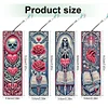 4Pcs Totenkopf Rose - 5d DIY Handwerk Lesezeichen