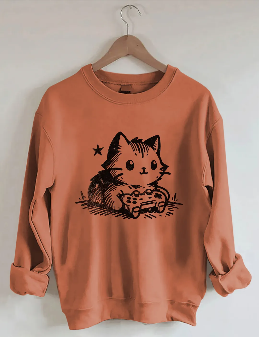 Funny Gamer Cat Sweatshirt