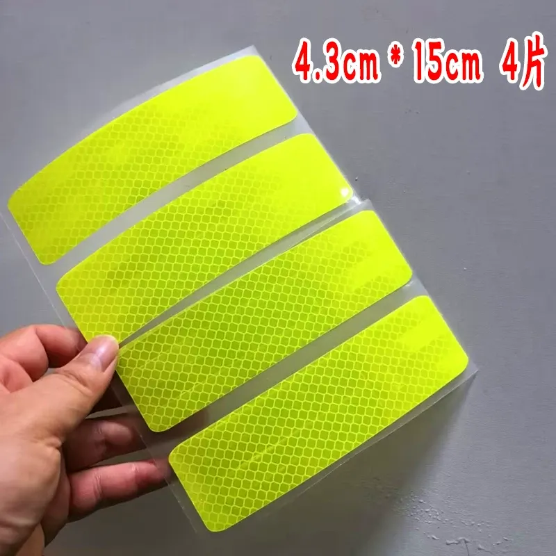 Reflective Car Door Logo Decal / Safety Warning Sticker