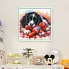 Dog And Bear-11CT Stamped/Counted Cross Stitch 40*40cm/15.75*15.75in tapestrymarket