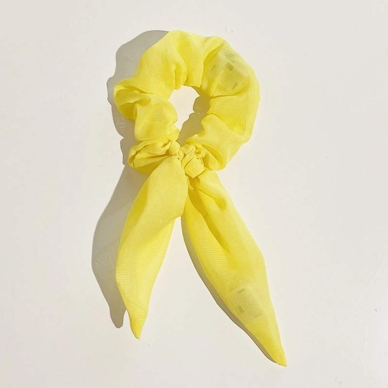 Halloween Novelty Women’S Solid Color Artificial Crystal Luminous Hair Tie