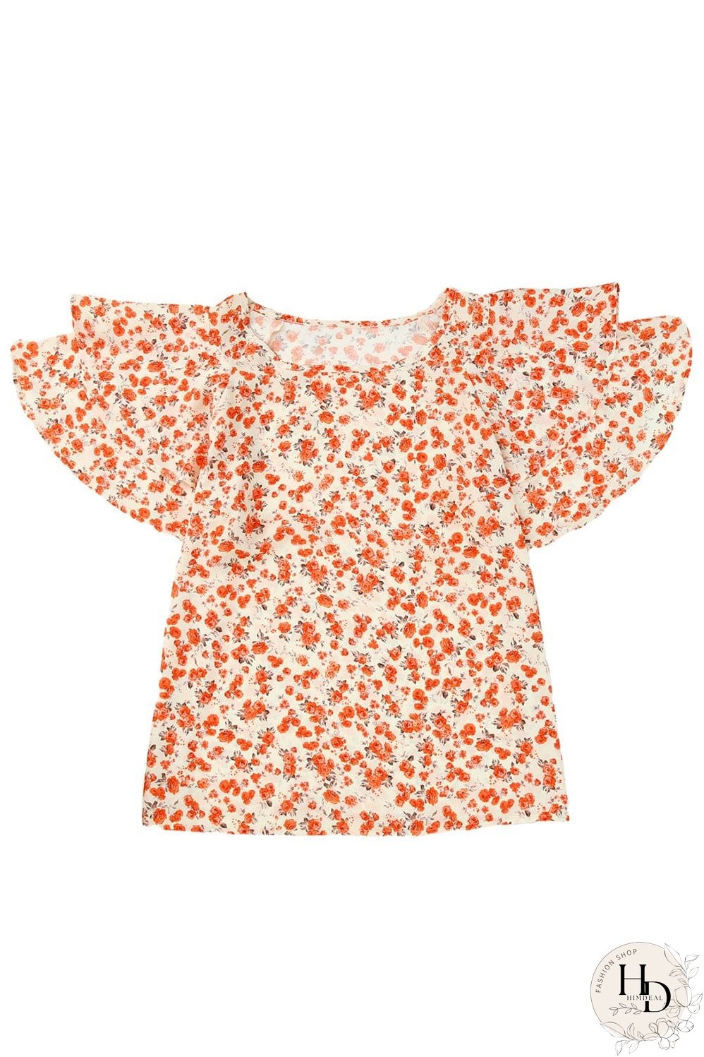 Rustic Floral Blouse