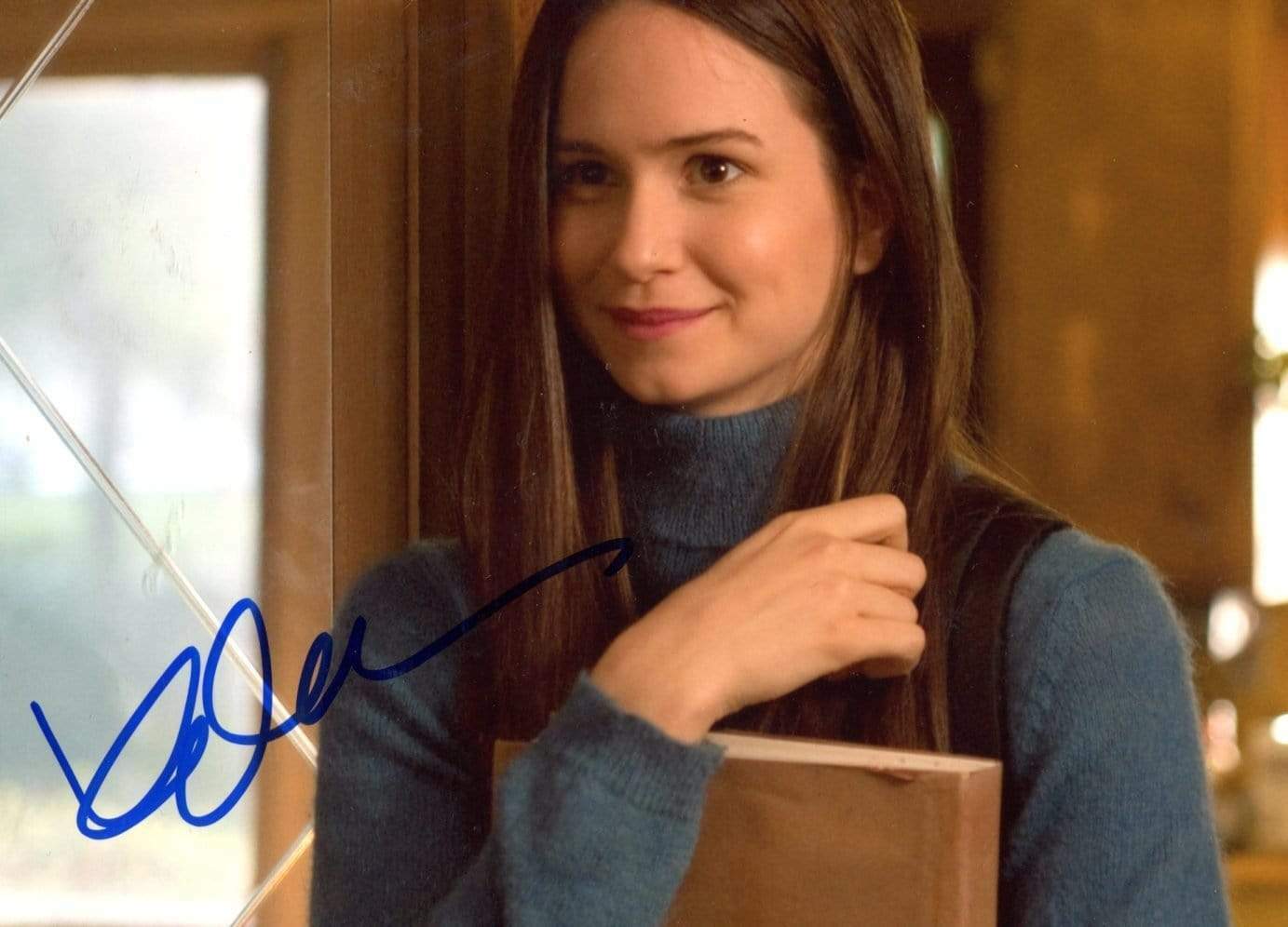 ACTRESS Katherine Waterston autograph, signed Photo Poster painting