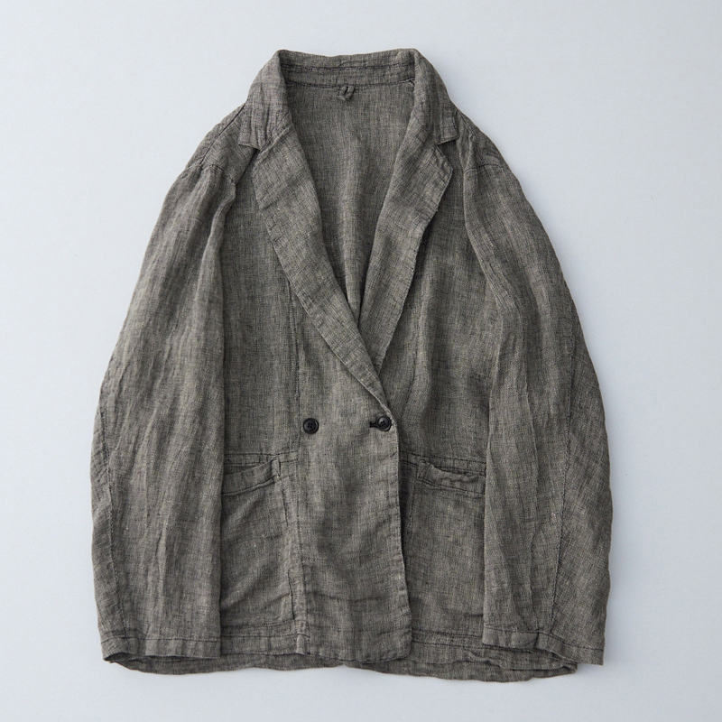 Men's Casual  Linen Panama Weave Easy Work Jacket