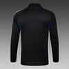 2025/2026 Manchester United Half-Pull Training Suit Black Football Shirt 1:1 Thai Quality