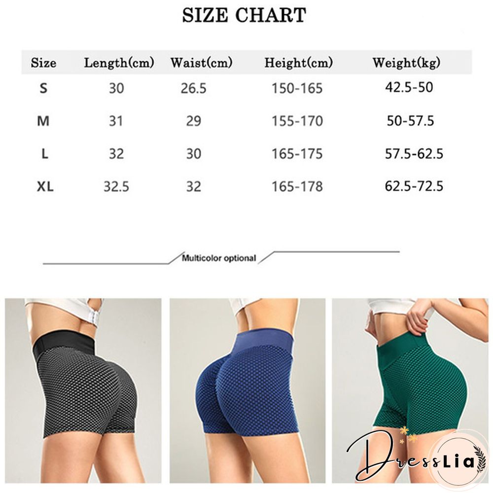 Workout Fitness Shorts Seamless Yoga Shorts Women High Waist Female Clothing Push Up Short Elasticity Breathable
