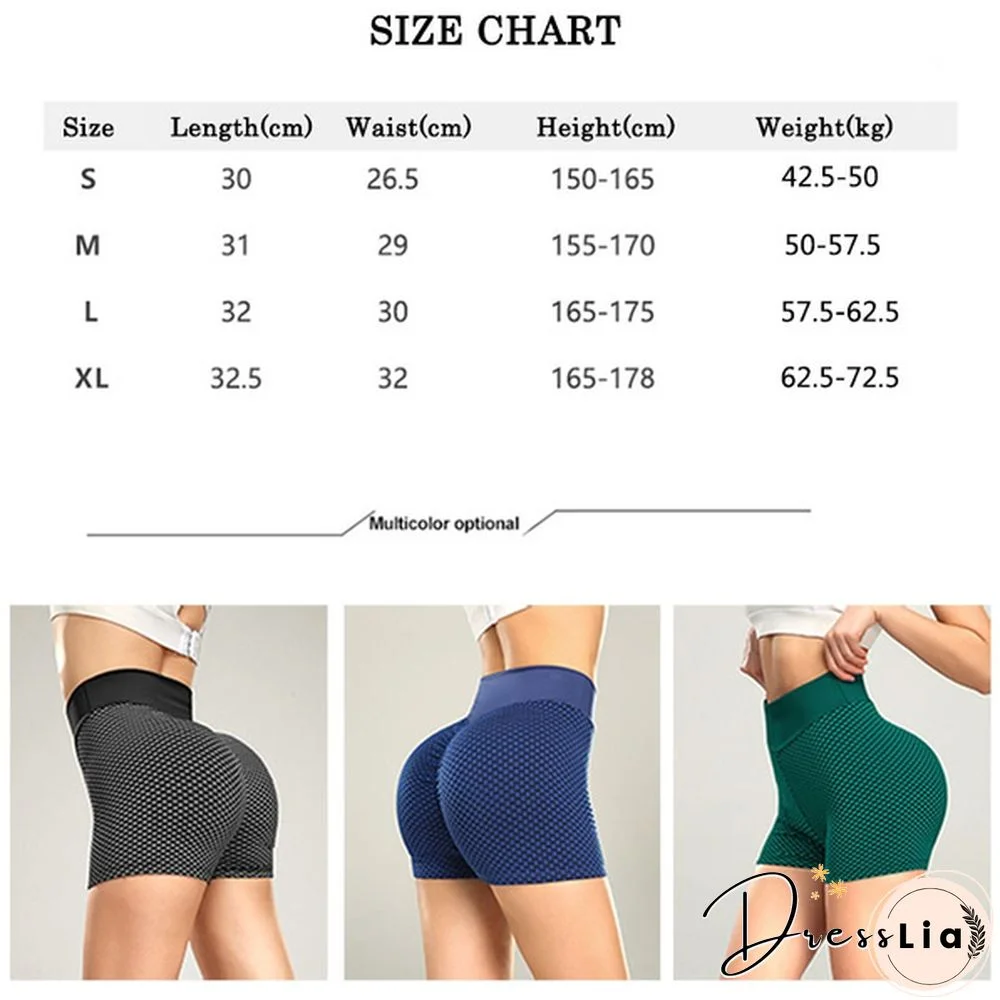 Workout Fitness Shorts Seamless Yoga Shorts Women High Waist Female Clothing Push Up Short Elasticity Breathable
