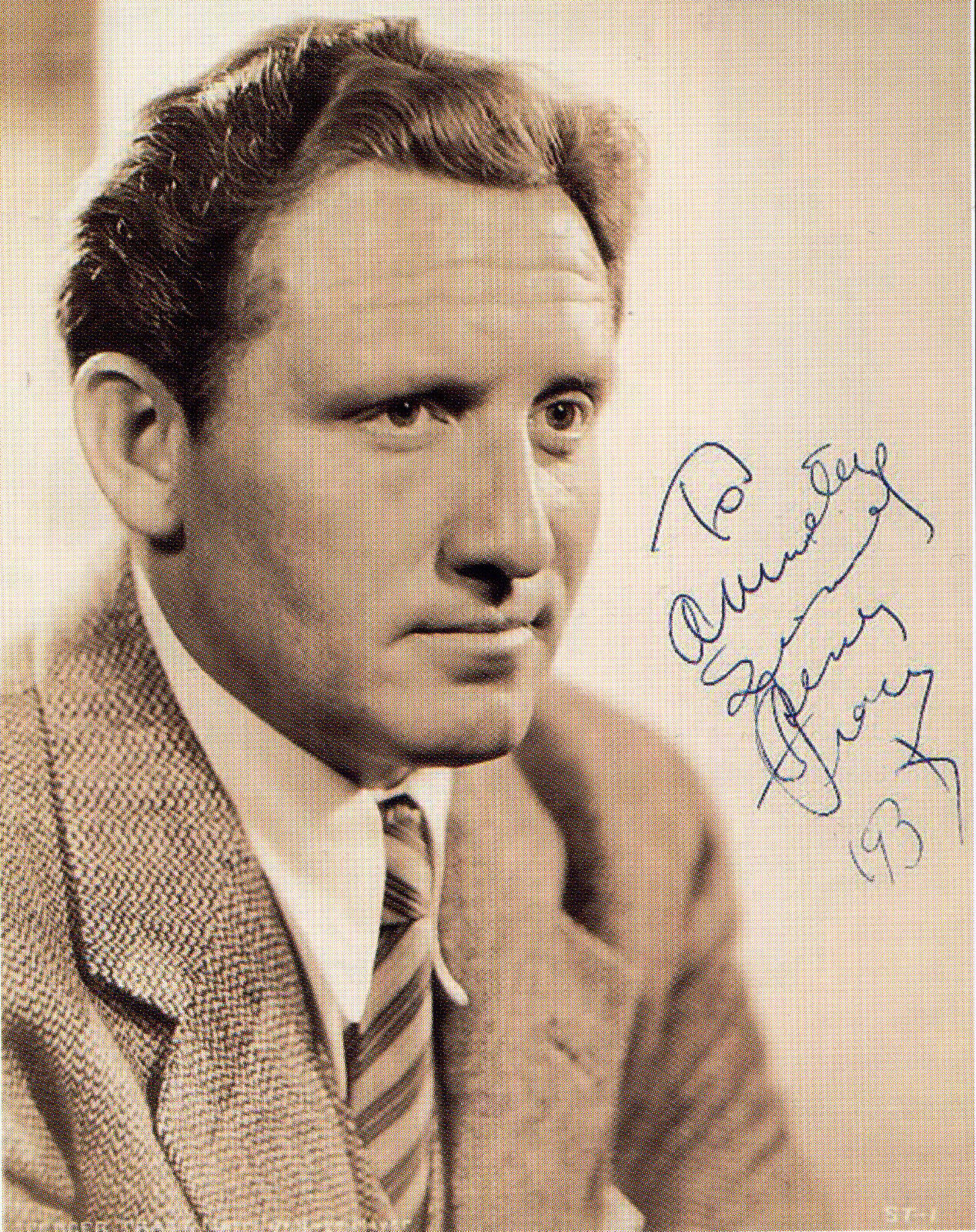 SPENCER TRACY Signed Photo Poster paintinggraph - Film Star Actor - preprint