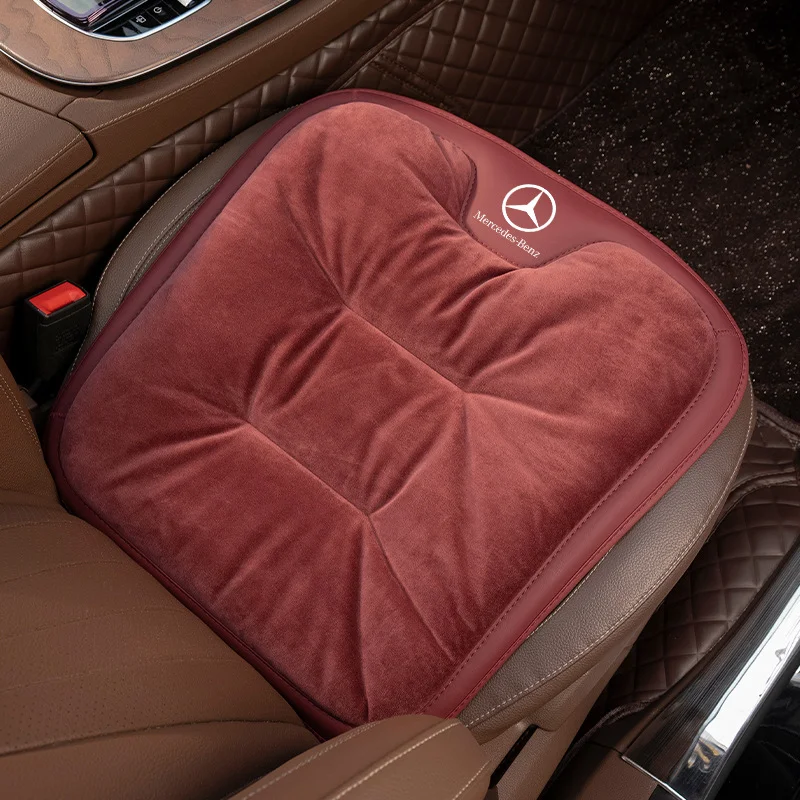 Car short plush winter seat cushion