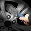 Car Wash Brush Microfiber Tire Scrubber Wheel & Rim Cleaner Brush Dust Remover