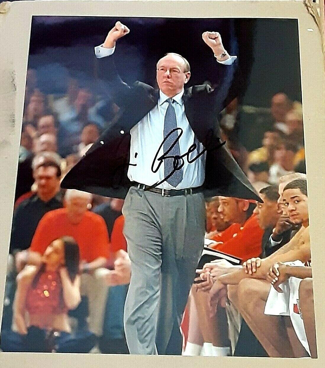 Jim Boeheim Syracuse Orange men SIGNED AUTOGRAPHED 8x10 Photo Poster painting Basketball COA