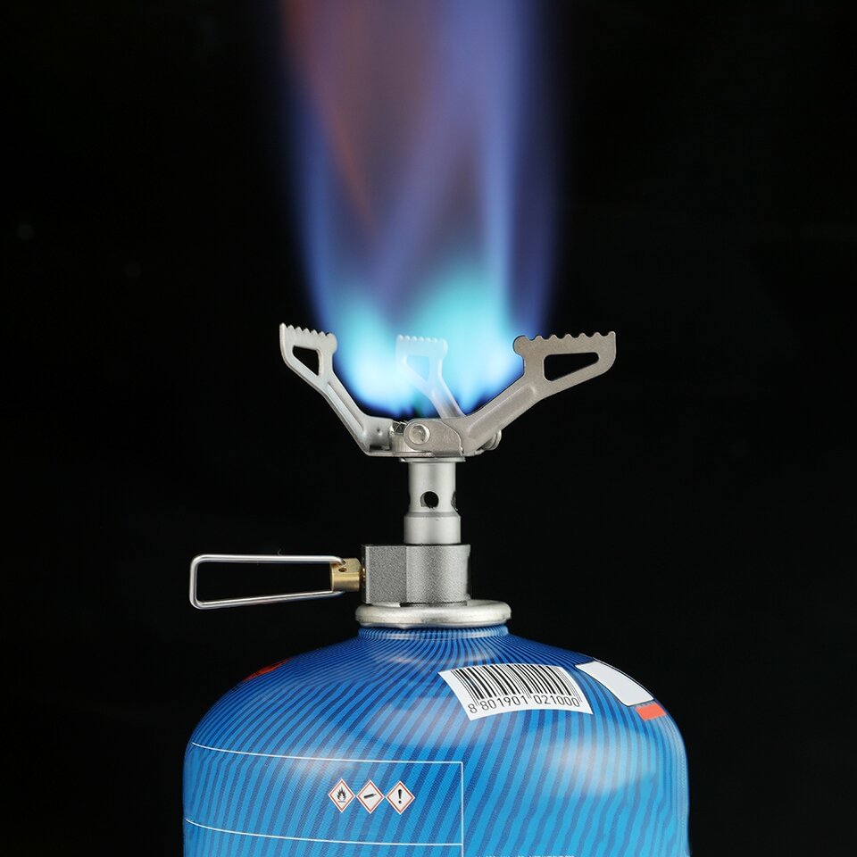 Outdoor Gas Stove Camping Gas Burner Portable Mini Titanium Stove Survival Furnace Pocket Picnic Gas Cooker、、sdecorshop