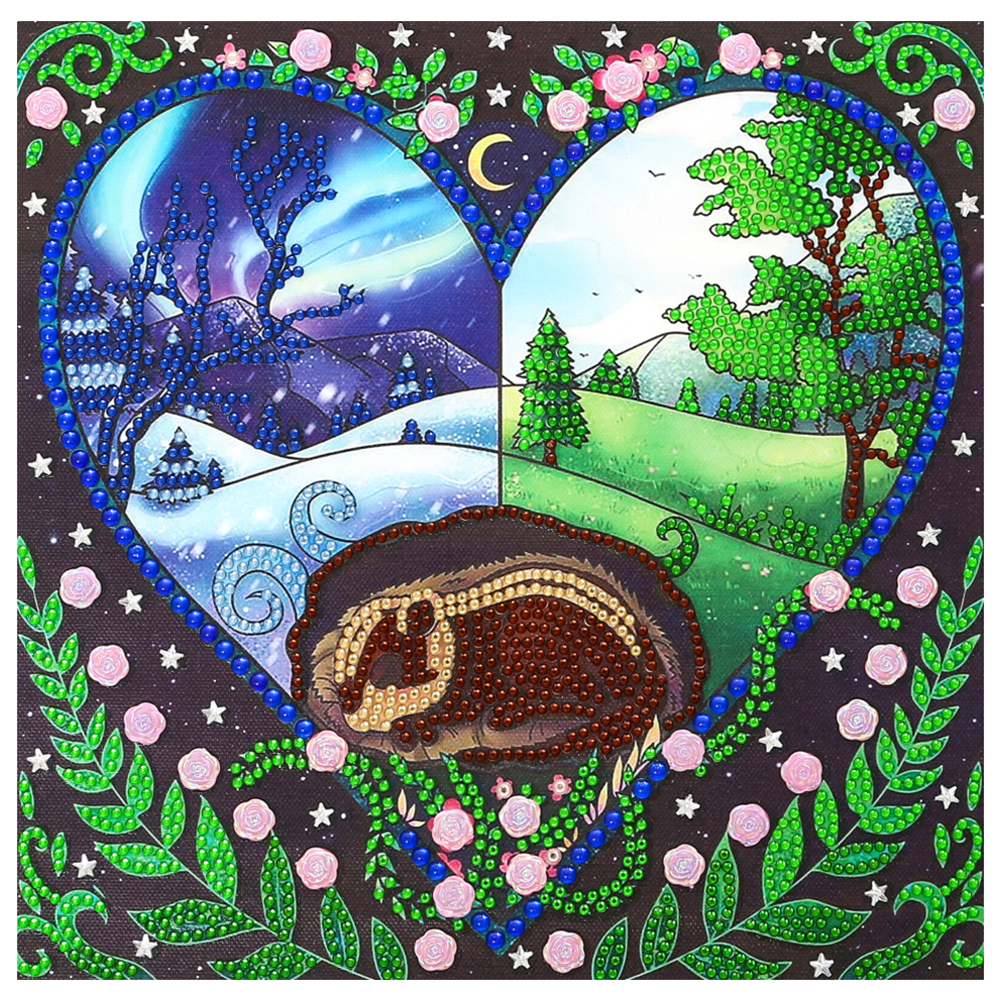 

Flower - Special Shaped Diamond Painting - 30*30CM, 501 Original