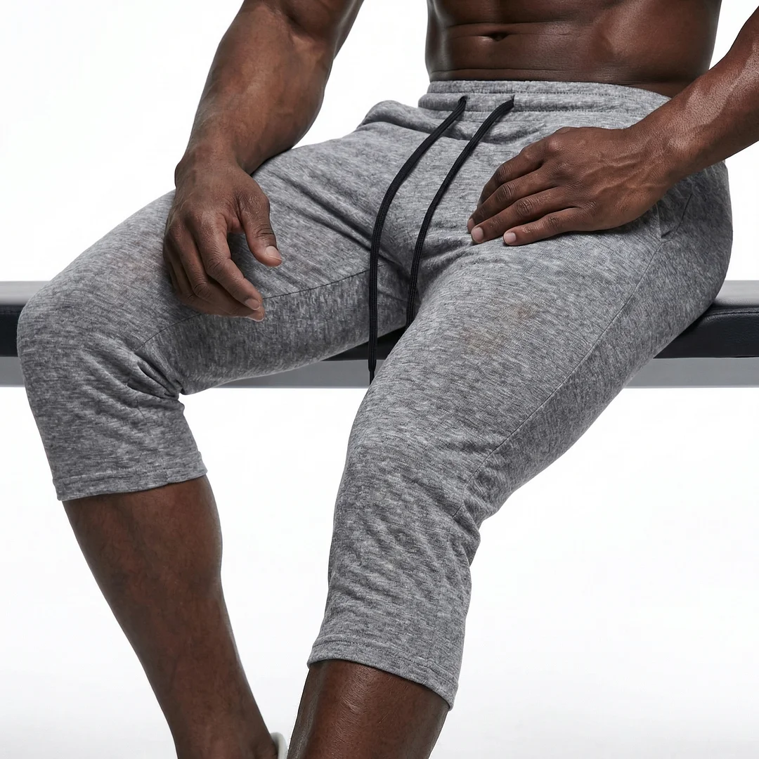 Men's Basic Casual 7/8 Length Pants-INSPIREUSE