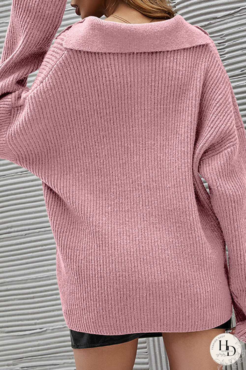 Casual Solid Patchwork Turndown Collar Tops(7 Colors)