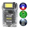 COB+SMD LED Camping Work Light Rechargeable Mini Flashlight Hat Clip Torch Light