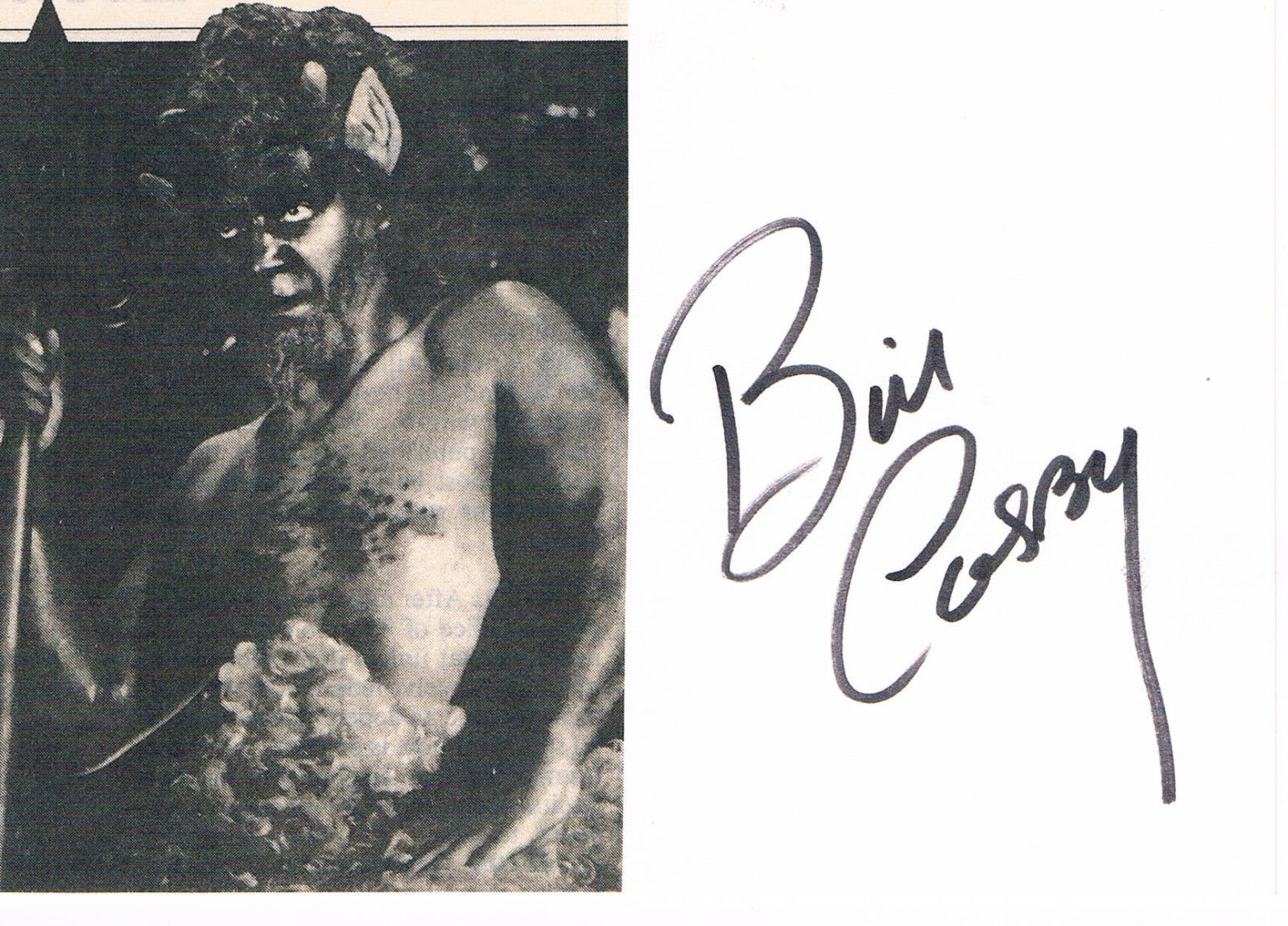 Bill Cosby 1937- genuine autograph signed 4x6