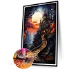 (40*60cm)Castle - Full Round Drill Diamond Painting