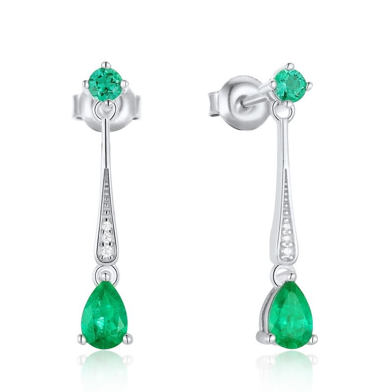 Emerald Diamonds 0.5ct. Earrings