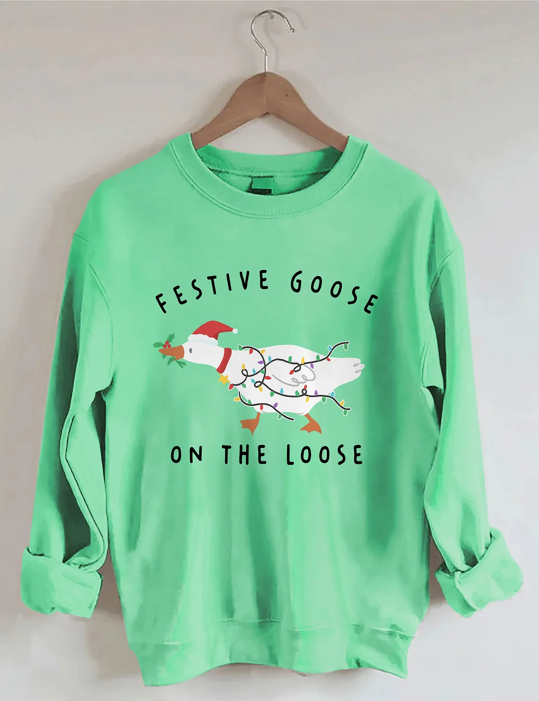 Funny Christmas Goose Sweatshirt