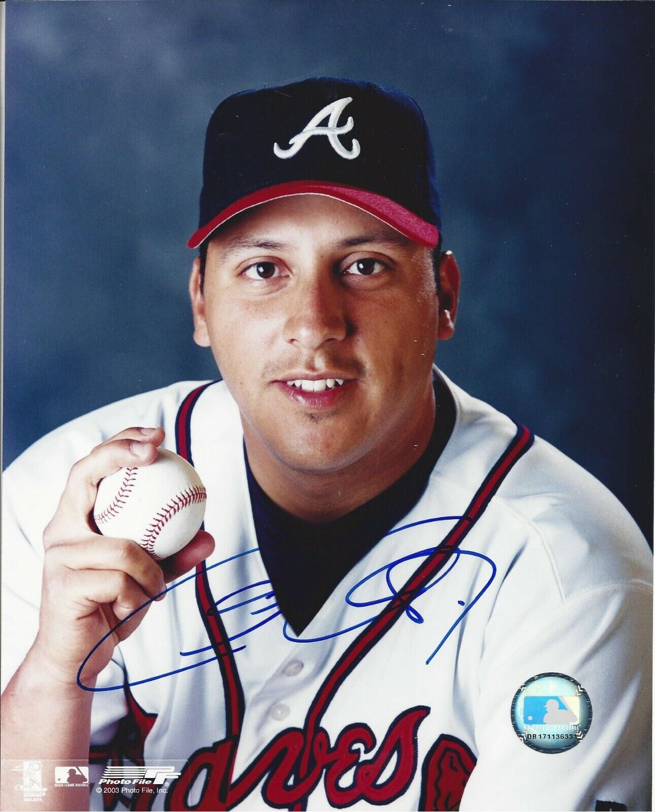 Russ Ortiz autographed 8x10 Atlanta Braves#S945