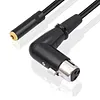 90 Degree Angle XLR To 3.5mm Cable for Mixer Console Speaker Tablet Phones Balanced To Unbalanced Audio Cable 11.8 Inch/0.3 Meter Length
