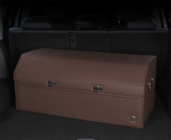 Car Trunk Leather Storage Box