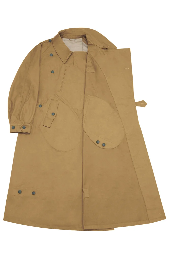   Wehrmacht DAK Tropical Afrikakorps Motorcyclist sand protective coat Kradmantel German-Uniform