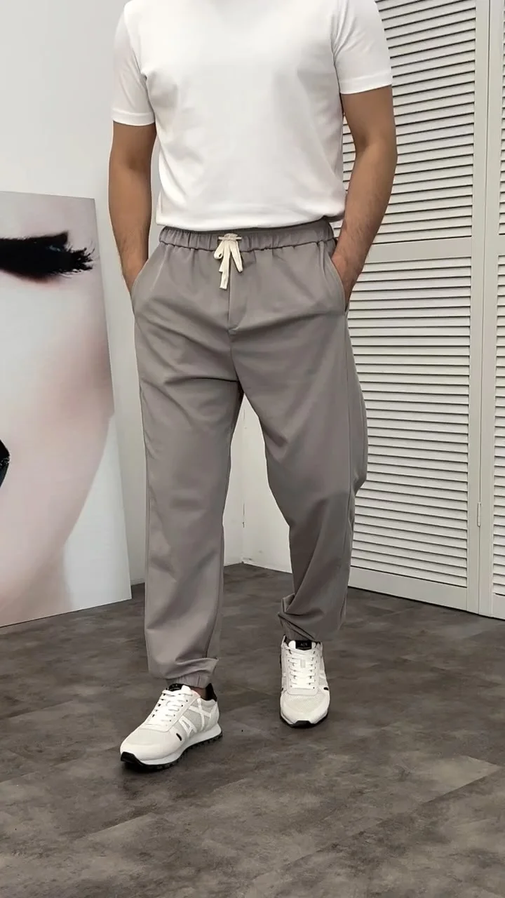 Men's Elastic Casual Pants