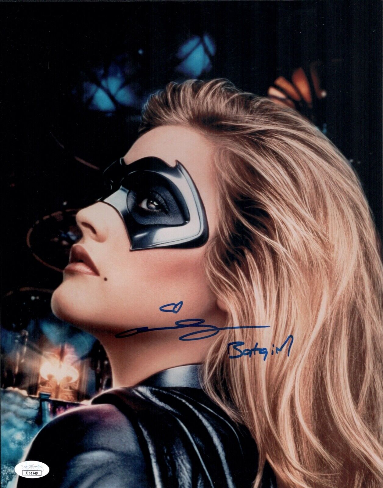 ALICIA SILVERSTONE Signed BATMAN BATGIRL 11x14 Photo Poster painting Autograph JSA COA Cert