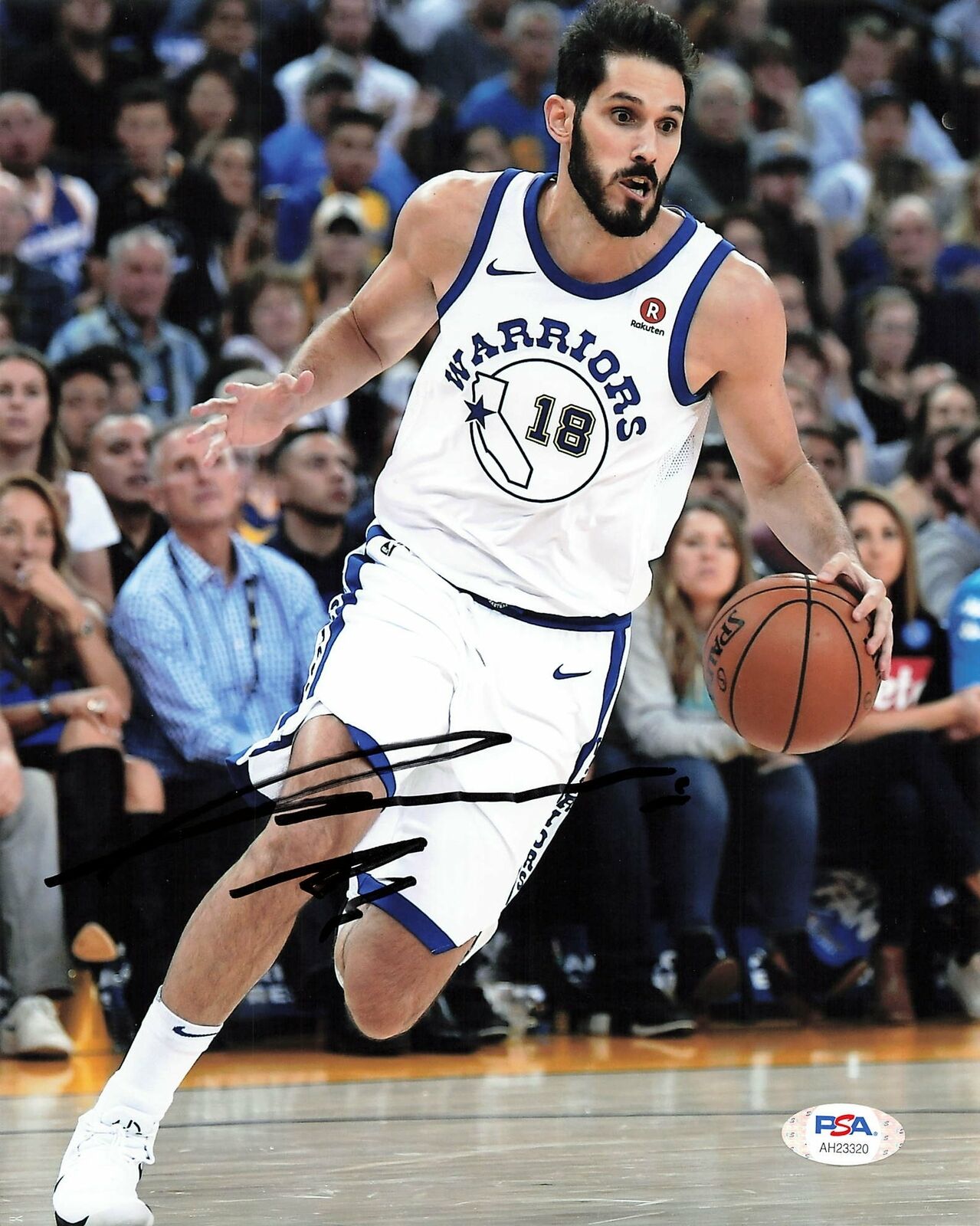 Omri Casspi signed 8x10 Photo Poster painting PSA/DNA Warriors Autographed