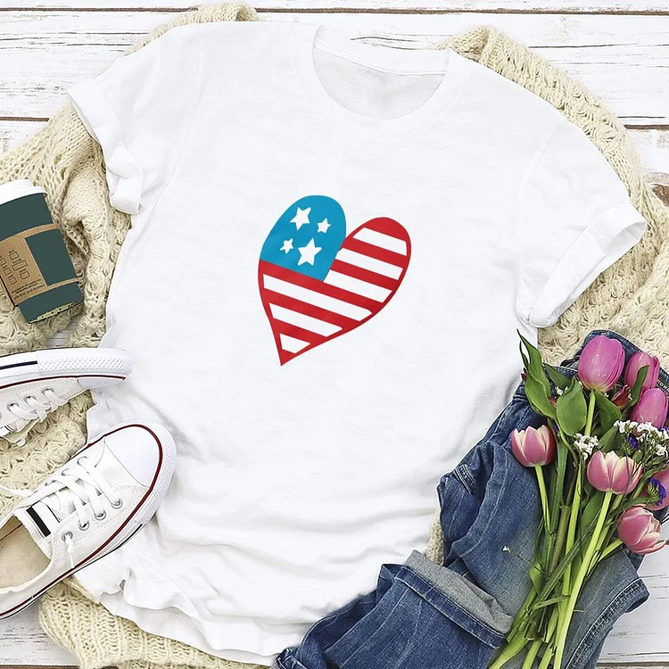 US Independence Day Long Sleeve  T-shirt Tee - 01975