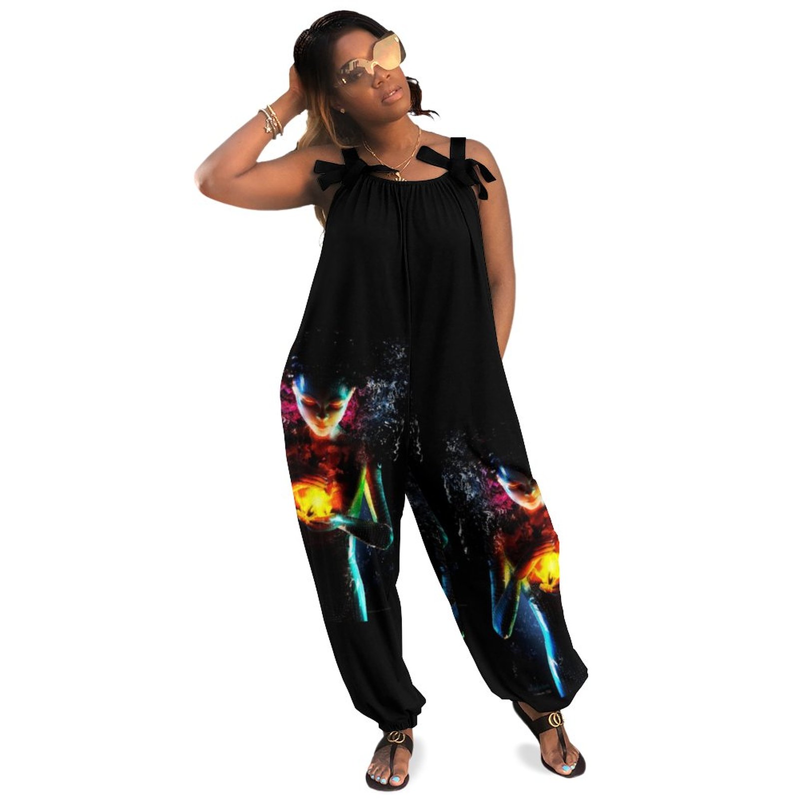 Create Quiet Quotes Women Plus Size Jumpsuit Summer Loose Harem Pants Casual Long Length Polyester Spandex Plus Size Playsuits Online Womens Lounge Jumpsuit Work Jumpsuit
