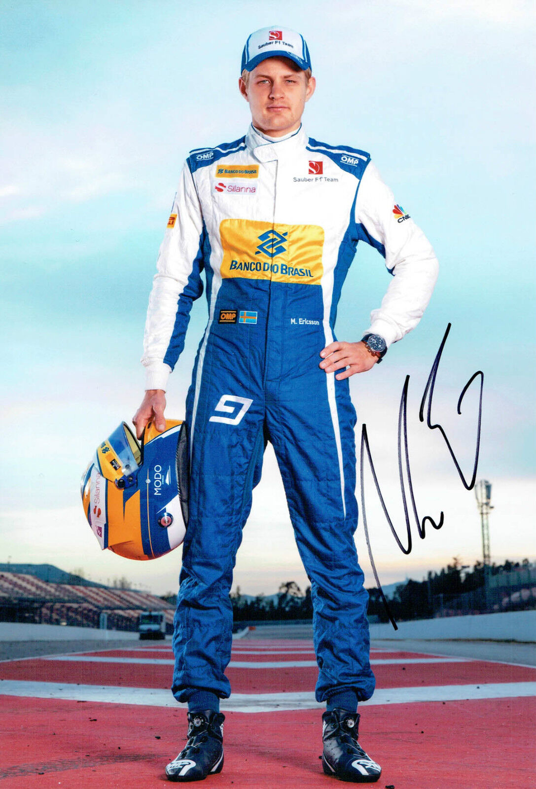 Marcus ERICSSON SIGNED Autograph F1 Driver Race Portrait Photo Poster painting AFTAL COA