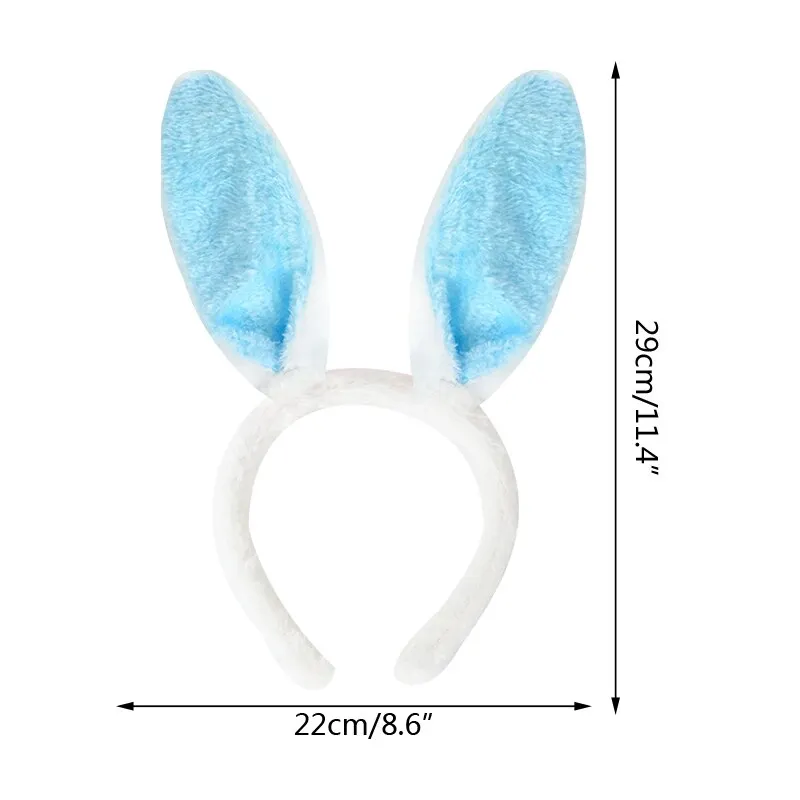 Easter Cute Rabbit Hairband Rabbit Ear Headband Adult Children Girls Cosplay Dress Costume Bunny Ear Hair Accessories Kids Gift