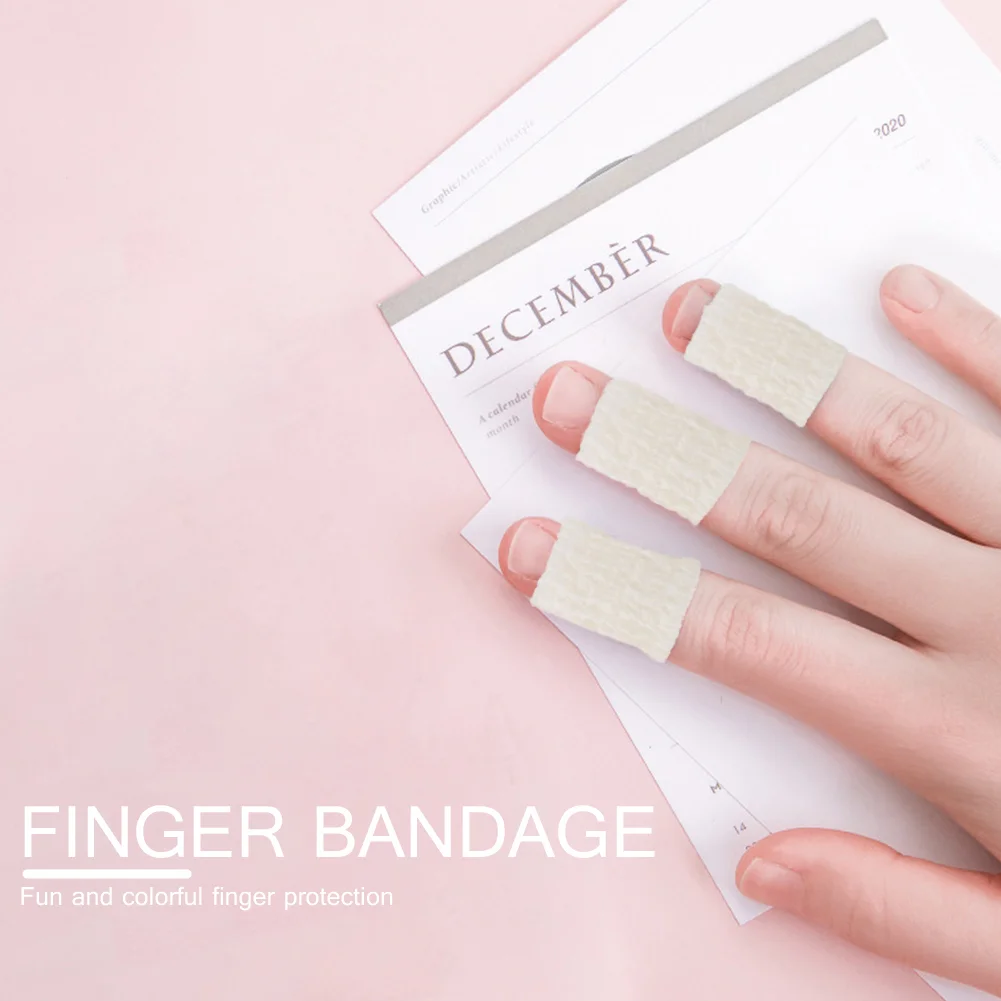 Self Adhesive Wrap Tape Elastic Bandage Cross Stitch Finger Protector Kits(2.5*450cm)