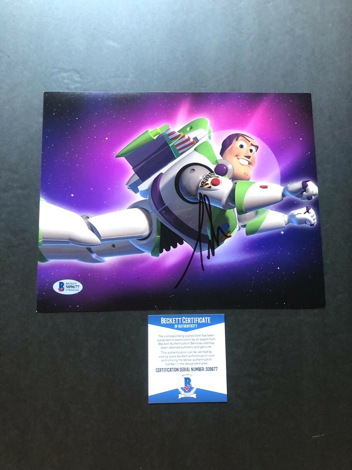 Tim Allen Hot! signed autographed Buzz Toy Story 8x10 Photo Poster painting Beckett BAS Coa