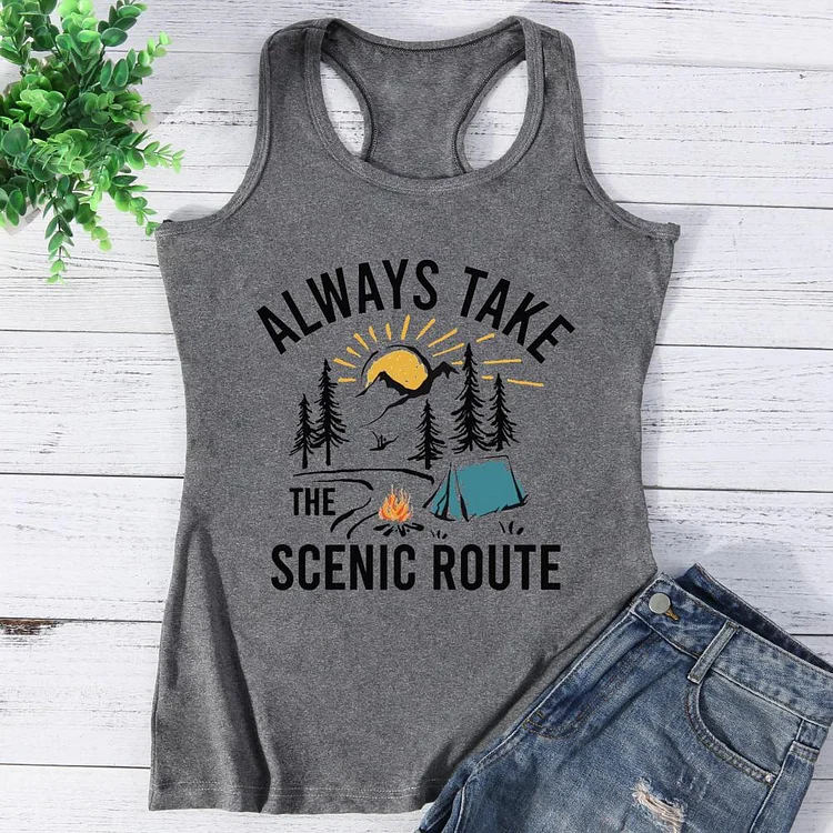 Always take the scenic route Vest Top-Annaletters