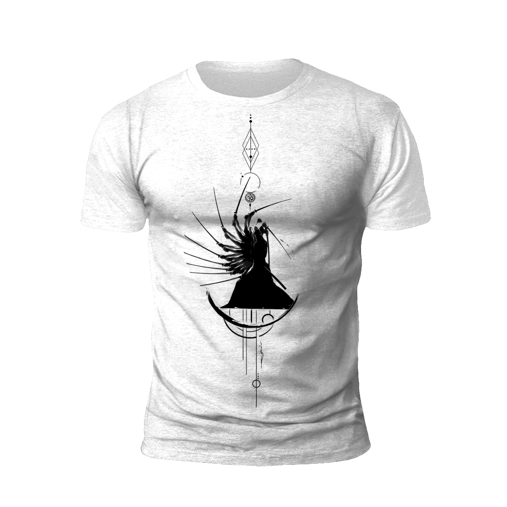 Mystic Warrior: Balance of Spirit and Sword T-shirt