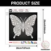DIY Pearl Painting Butterfly for Home Wall Decor(25x25cm)