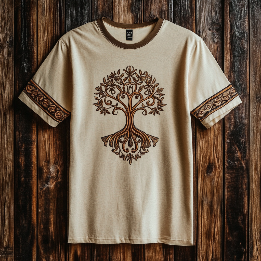 Men's Viking Life Of Tree Knot Cozy Art T-Shirt / Rvogue / Rvogue